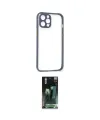 ieg™ iPhone 12 Pro Kılıf Nova Asil Özel Seri - Şeffaf 360 Full Body Arka Koruyucu