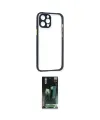 ieg™ iPhone 12 Pro Kılıf Nova Asil Özel Seri - Şeffaf 360 Full Body Arka Koruyucu