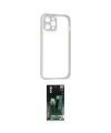 ieg™ iPhone 12 Pro Kılıf Nova Asil Özel Seri - Şeffaf 360 Full Body Arka Koruyucu