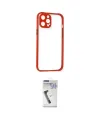 ieg™ iPhone 12 Pro Kılıf Nova Asil Özel Seri - Şeffaf Uv Polymer Nano Ekran Koruyucu