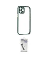 ieg™ iPhone 12 Pro Kılıf Nova Asil Özel Seri - Şeffaf Uv Polymer Nano Ekran Koruyucu