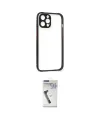 ieg™ iPhone 12 Pro Kılıf Nova Asil Özel Seri - Şeffaf Uv Polymer Nano Ekran Koruyucu