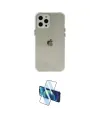 ieg™ iPhone 12 Pro Kılıf Nova Asil Özel Seri - Siyah 3D Antistatik Seramik Nano Ekran Koruyucu