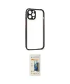 ieg™ iPhone 12 Pro Kılıf Nova Asil Özel Seri - Siyah 6D Mat Seramik Hayalet Nano Ekran Koruyucu