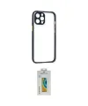 ieg™ iPhone 12 Pro Kılıf Nova Asil Özel Seri - Siyah Polymer Nano Ekran Koruyucu