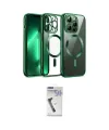 ieg™ iPhone 12 Pro Kılıf Nova Işık Özel Seri - Şeffaf Uv Polymer Nano Ekran Koruyucu
