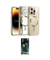ieg™ iPhone 12 Pro Kılıf Nova Işık Özel Seri - Siyah 360 Mat Full Body Arka Koruyucu