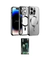 ieg™ iPhone 12 Pro Kılıf Nova Işık Özel Seri - Siyah 360 Mat Full Body Arka Koruyucu