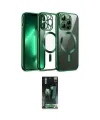 ieg™ iPhone 12 Pro Kılıf Nova Işık Özel Seri - Siyah 360 Mat Full Body Arka Koruyucu