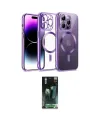ieg™ iPhone 12 Pro Kılıf Nova Işık Özel Seri - Siyah 360 Mat Full Body Arka Koruyucu