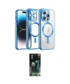 ieg™ iPhone 12 Pro Kılıf Nova Işık Özel Seri - Siyah 360 Mat Full Body Arka Koruyucu