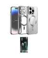 ieg™ iPhone 12 Pro Kılıf Nova Işık Özel Seri - Siyah 360 Mat Full Body Arka Koruyucu