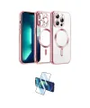 ieg™ iPhone 12 Pro Kılıf Nova Işık Özel Seri - Siyah 3D Antistatik Cam Ekran Koruyucu