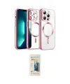 ieg™ iPhone 12 Pro Kılıf Nova Işık Özel Seri - Siyah 6D Mat Seramik Hayalet Nano Ekran Koruyucu
