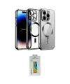ieg™ iPhone 12 Pro Kılıf Nova Işık Özel Seri - Siyah Polymer Nano Ekran Koruyucu