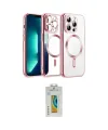 ieg™ iPhone 12 Pro Kılıf Nova Işık Özel Seri - Siyah Polymer Nano Ekran Koruyucu