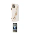 ieg™ iPhone 12 Pro Kılıf Nova Işık Prime - Siyah 34D Hayalet Izgaralı Cam
