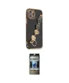 ieg™ iPhone 12 Pro Kılıf Nova Işık Prime - Siyah 34D Hayalet Izgaralı Cam