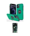 ieg™ iPhone 12 Pro Kılıf Odak Form Prime - Siyah 360 Mat Full Body Arka Koruyucu