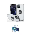 ieg™ iPhone 12 Pro Kılıf Odak Form Prime - Siyah 3D Antistatik Cam Ekran Koruyucu