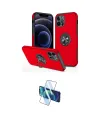 ieg™ iPhone 12 Pro Kılıf Odak Form Prime - Siyah 3D Antistatik Cam Ekran Koruyucu