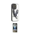 ieg™ iPhone 12 Pro Kılıf Odak Klasik Serisi - Siyah 34D Hayalet Izgaralı Cam