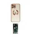 ieg™ iPhone 12 Pro Kılıf Pusula Form - Şeffaf 360 Full Body Arka Koruyucu