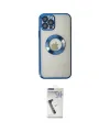 ieg™ iPhone 12 Pro Kılıf Pusula Form - Şeffaf Uv Polymer Nano Ekran Koruyucu