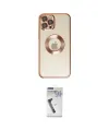 ieg™ iPhone 12 Pro Kılıf Pusula Form - Şeffaf Uv Polymer Nano Ekran Koruyucu