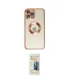 ieg™ iPhone 12 Pro Kılıf Pusula Form - Siyah 6D Mat Seramik Hayalet Nano Ekran Koruyucu