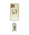 ieg™ iPhone 12 Pro Kılıf Pusula Form - Siyah Polymer Nano Ekran Koruyucu