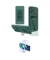 ieg™ iPhone 12 Pro Kılıf Vadi Form Prime - Siyah 3D Antistatik Seramik Nano Ekran Koruyucu