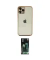 ieg™ iPhone 12 Pro Kılıf Vadi Minimal - Şeffaf 360 Full Body Arka Koruyucu