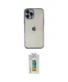 ieg™ iPhone 12 Pro Kılıf Vadi Minimal - Siyah Polymer Nano Ekran Koruyucu