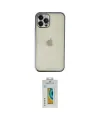 ieg™ iPhone 12 Pro Kılıf Vadi Minimal - Siyah Polymer Nano Ekran Koruyucu