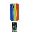 ieg™ iPhone 12 Pro Kılıf Yadigar Çizgi - Şeffaf 360 Full Body Arka Koruyucu