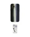 ieg™ iPhone 12 Pro Kılıf Yadigar Çizgi - Şeffaf Uv Polymer Nano Ekran Koruyucu