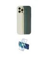 ieg™ iPhone 12 Pro Kılıf Yadigar Çizgi - Siyah 3D Antistatik Cam Ekran Koruyucu