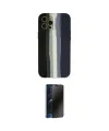 ieg™ iPhone 12 Pro Kılıf Yadigar Çizgi - Siyah 3D Antistatik Hayalet Cam Ekran Koruyucu