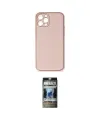 ieg™ iPhone 12 Pro Kılıf Yadigar Klasik - Siyah 34D Hayalet Izgaralı Cam