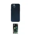 ieg™ iPhone 12 Pro Kılıf Yadigar Yansıma Serisi - Siyah 360 Mat Full Body Arka Koruyucu