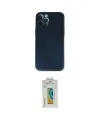 ieg™ iPhone 12 Pro Kılıf Yadigar Yansıma Serisi - Siyah Polymer Nano Ekran Koruyucu
