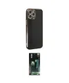 ieg™ iPhone 12 Pro Kılıf Yankı Serisi - Şeffaf 360 Full Body Arka Koruyucu