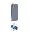 ieg™ iPhone 12 Pro Kılıf Yankı Serisi - Siyah 3D Antistatik Seramik Nano Ekran Koruyucu
