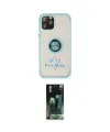 ieg™ iPhone 12 Pro Kılıf Yörünge Çizgi - Siyah 360 Mat Full Body Arka Koruyucu