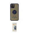 ieg™ iPhone 12 Pro Kılıf Yörünge Çizgi - Siyah 6D Mat Seramik Hayalet Nano Ekran Koruyucu