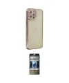 ieg™ iPhone 12 Pro Kılıf Yörünge Koleksiyonu - Siyah 34D Hayalet Izgaralı Cam