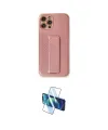 ieg™ iPhone 12 Pro Kılıf Yörünge Yansıma - Siyah 3D Antistatik Seramik Nano Ekran Koruyucu