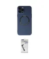 ieg™ iPhone 12 Pro Kılıf Zirve Klasik Prime - Şeffaf Uv Polymer Nano Ekran Koruyucu