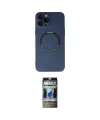 ieg™ iPhone 12 Pro Kılıf Zirve Klasik Prime - Siyah 34D Hayalet Izgaralı Cam